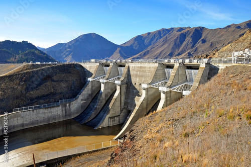 Benmore Dam Spillway, Otago, New Zealand