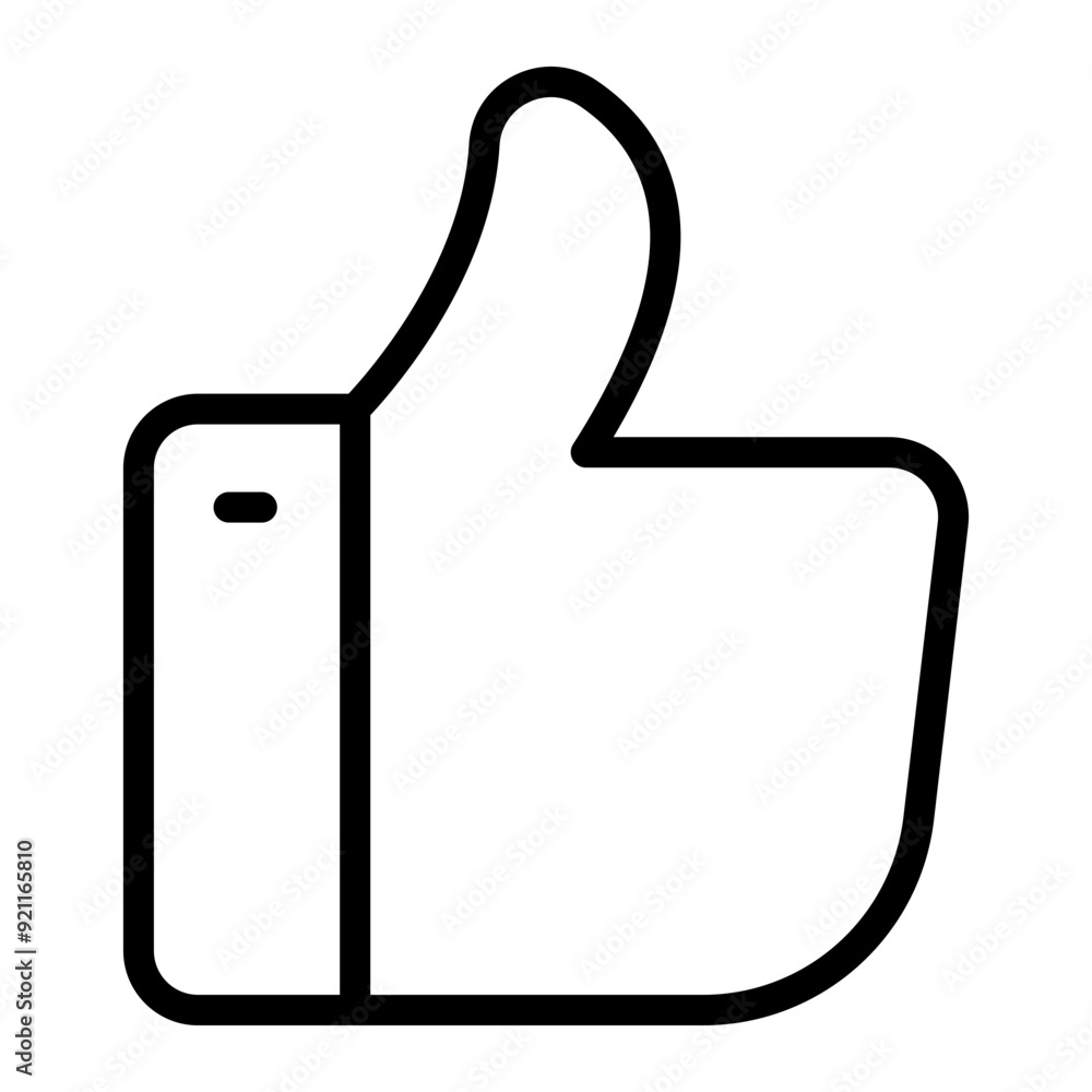 Like Line Icon Design Like Line Icon Design
