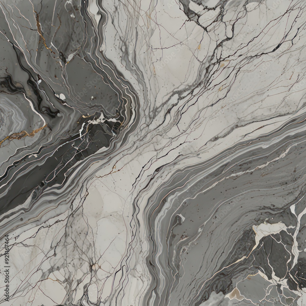 A Statuario marble texture with bold, thick veining in grey tones on a pure white background A Statuario marble texture with bold, thick veining in grey tones on a pure white background