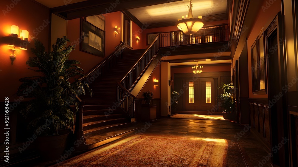 Classic Interior Design Of A Luxury Home With Grand Staircase Classic Interior Design Of A Luxury Home With Grand Staircase