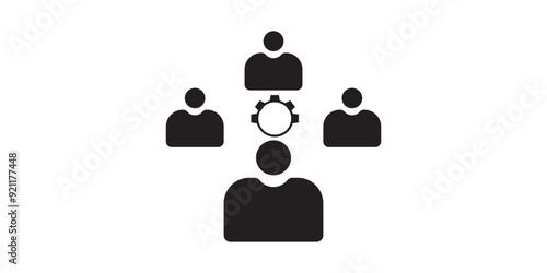 business people stakeholder icon vector design
