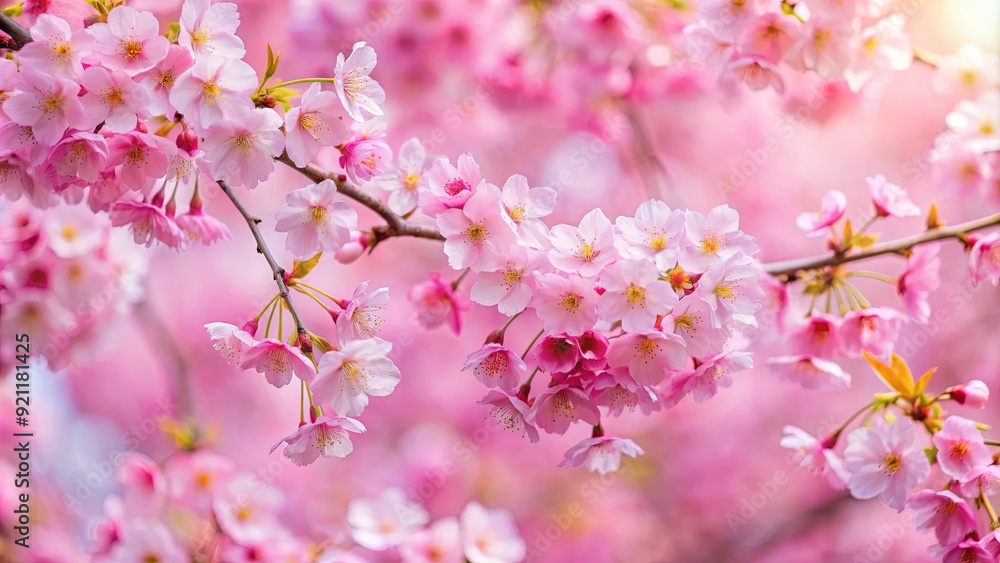 Beautiful pink cherry blossom background with soft petals and branches , spring, nature, floral, bloom, tree, sakura, garden Beautiful pink cherry blossom background with soft petals and branches , spring, nature, floral, bloom, tree, sakura, garden