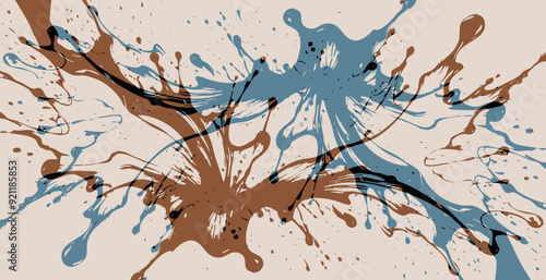 Abstract pattern. Illustration for printing on wall decorations. For use in graphics.