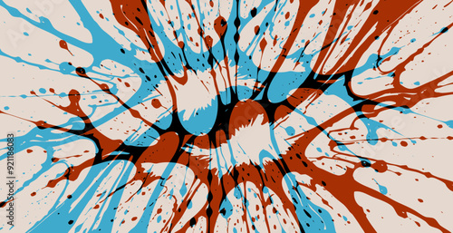 Abstract pattern. Illustration for printing on wall decorations. For use in graphics.