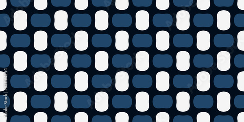 Weaving texture background round shape ornament. Crisscross line shaped pattern small oval tile design.  Scarf, dress, shirt textile fabric swatch. Easy to recolor all over print block. Vector graphic