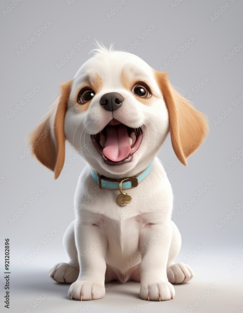 cute and friendly dog with big eyes and open mouth 3d animal pictures for kids, good for printing for clothes, stationery, books, baby products, pet, a picture for feeding the animal cute and friendly dog with big eyes and open mouth 3d animal pictures for kids, good for printing for clothes, stationery, books, baby products, pet, a picture for feeding the animal