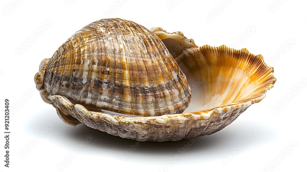 Highly Detailed Geoduck Clam on White Background Highly Detailed Geoduck Clam on White Background