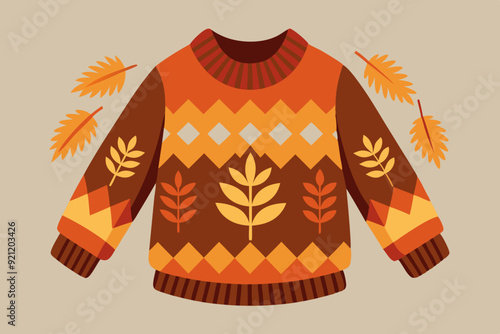 fall sweater vector