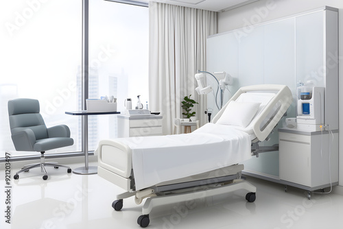 Picture of a General Practitioner's Examination Room in a Modern Hospital Setting