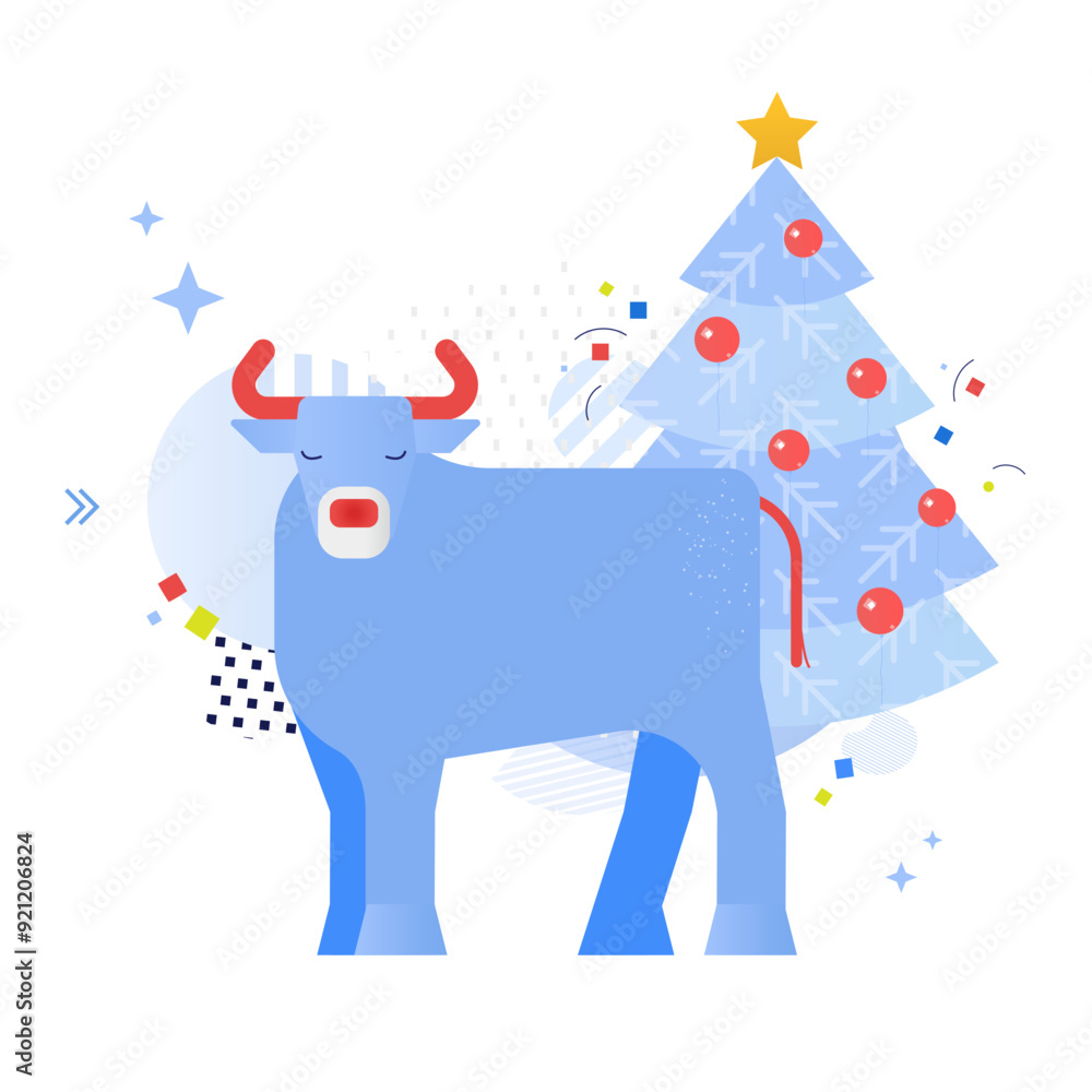 Fototapeta premium Year of the bull