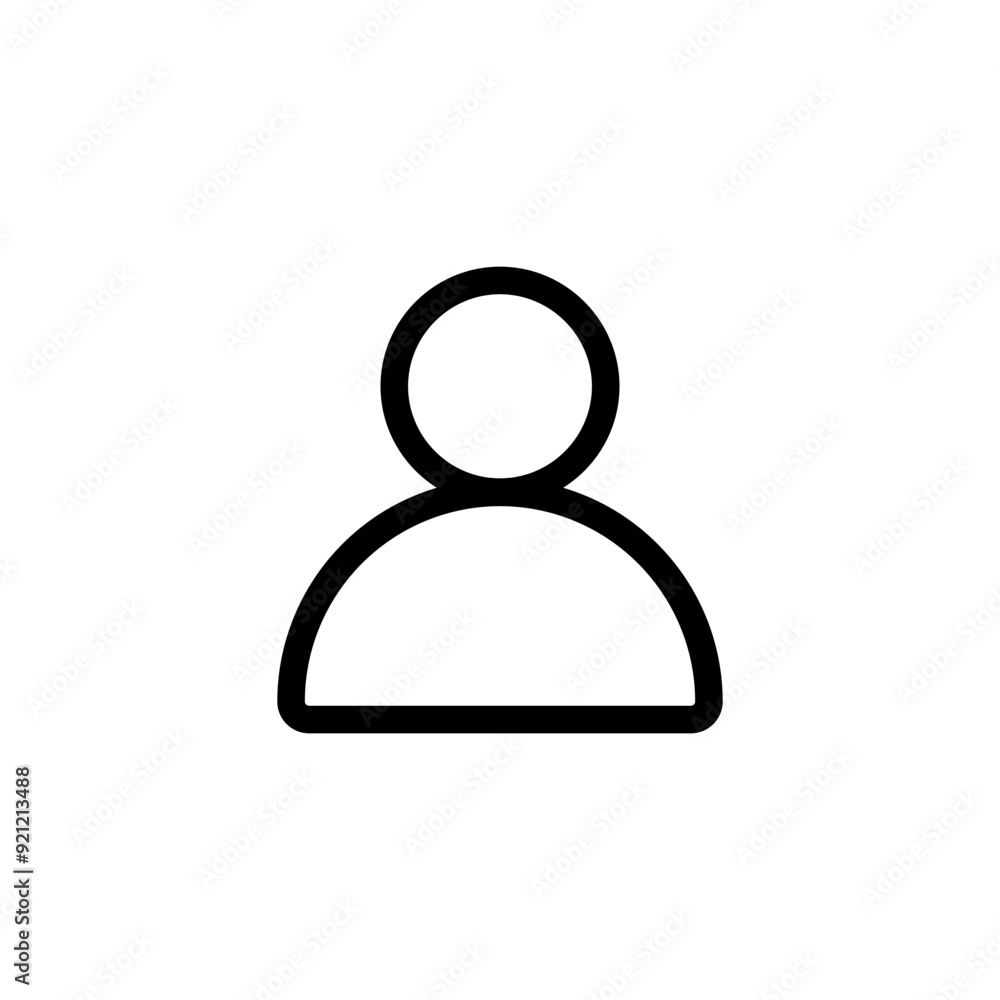 Profile icon. User icon. 