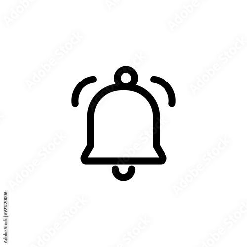 Bell icon. Notification icon. Notify icon