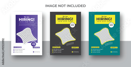  We are hiring job vacancy Flyer social media post banner design template. We are hiring job vacancy square web banner design..