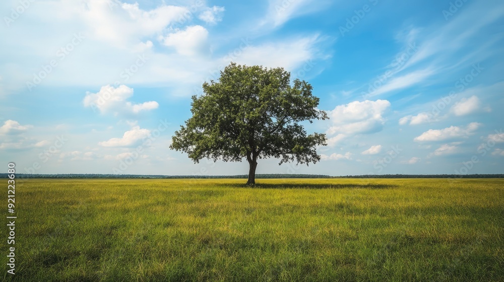 A dry, cracked landscape with a lone tree, leaving plenty of room for copy or design elements. A dry, cracked landscape with a lone tree, leaving plenty of room for copy or design elements.