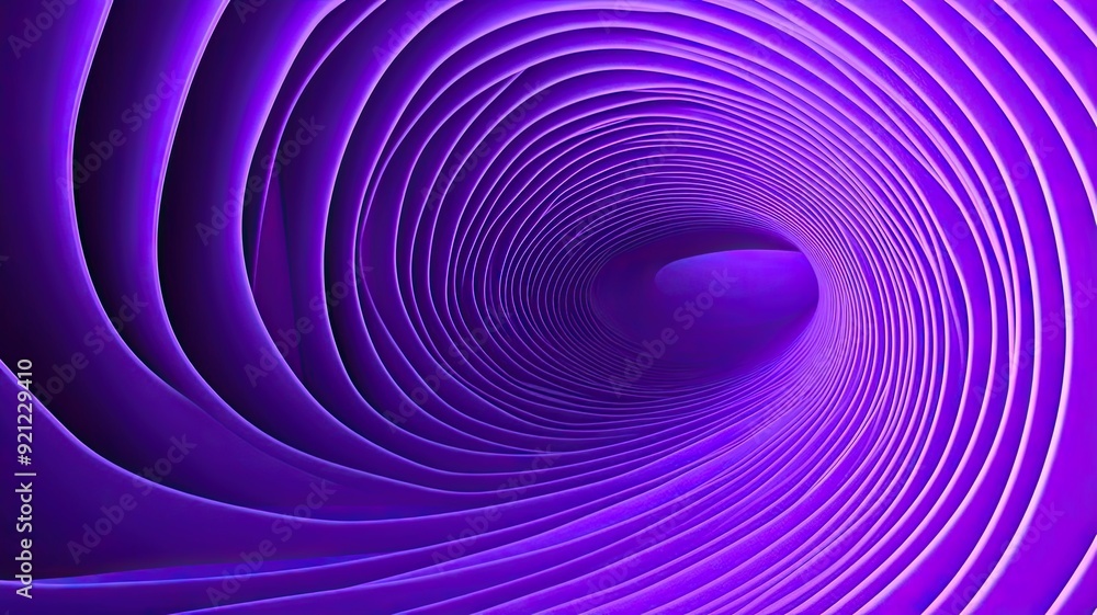 A mesmerizing purple tunnel with flowing lines, creating a sense of depth and movement, perfect for creative designs. A mesmerizing purple tunnel with flowing lines, creating a sense of depth and movement, perfect for creative designs.