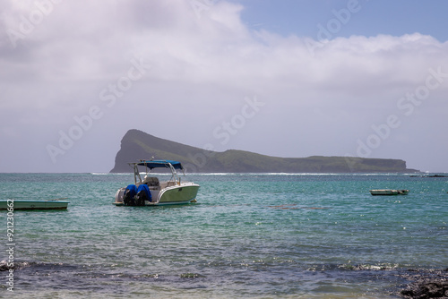 Exposure of Cap Malheureux, a small fishing village located in the North of the island. This picture-perfect village is surely one of the most beautiful on the island of Mauritius. photo