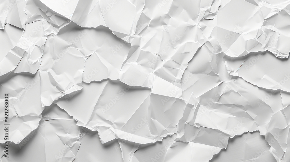 white pattern crumpled paper texture background