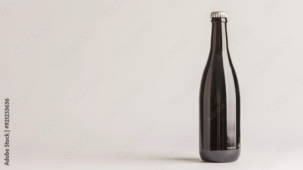 Black Beer Bottle Mockup Black Beer Bottle Mockup