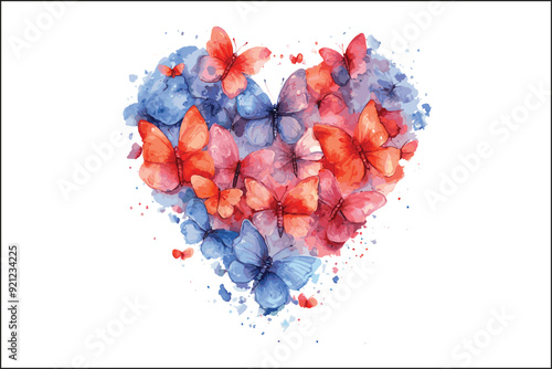 Watercolor love Art,
Love Illustration,
Heart Design,
Butterfly Vector,
Romantic Art,
Nature Illustration,
Love Theme,
Heart Vector,
Watercolor Butterfly,
Artistic Design,
Valentine's Day Art,
