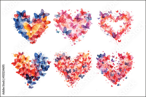 Watercolor love Art,
Love Illustration,
Heart Design,
Butterfly Vector,
Romantic Art,
Nature Illustration,
Love Theme,
Heart Vector,
Watercolor Butterfly,
Artistic Design,
Valentine's Day Art,
