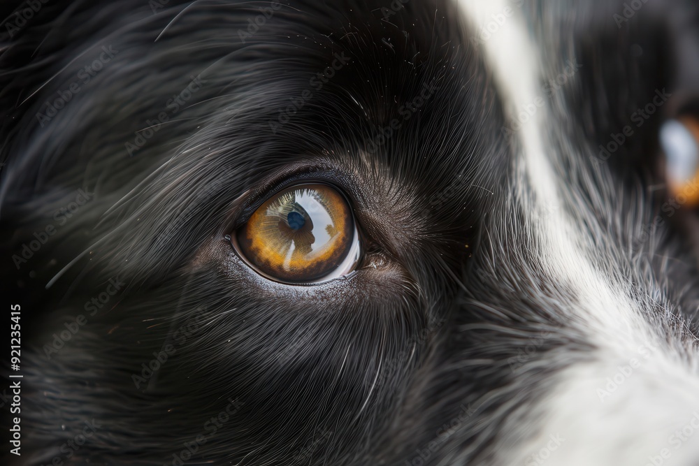 Dog Eye Close-Up: Border Collie Pet Animal Mammal Canino Face Breed Dog Eye Close-Up: Border Collie Pet Animal Mammal Canino Face Breed