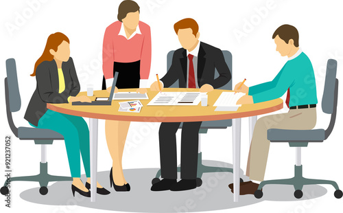 business meeting at office png