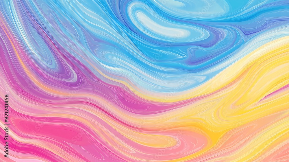 Obraz premium Colorful Abstract Waves