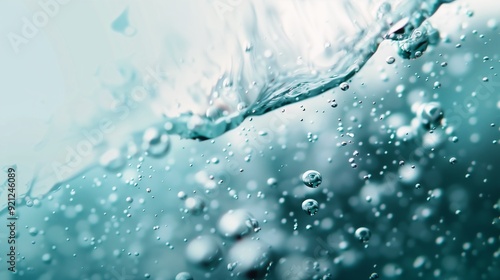 closeup wave deep bubbles coming out poster template featuring flowing fountains sewer slick clammy skin underwater looking smoothened