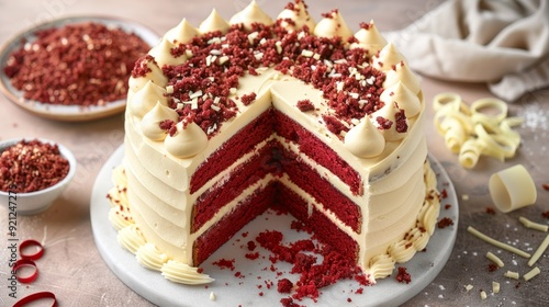 Wallpaper Mural Decadent Chocolate Cake with Rich Frosting Torontodigital.ca