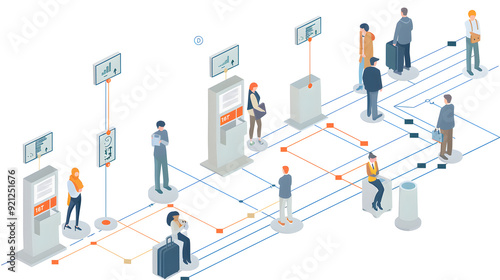 Structured Queue Management Flow: An Illustration of Key Elements in Queuing Theory