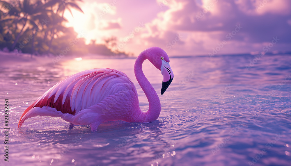 Fototapeta premium Flamingo