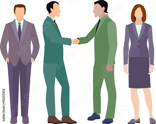 business people handshake