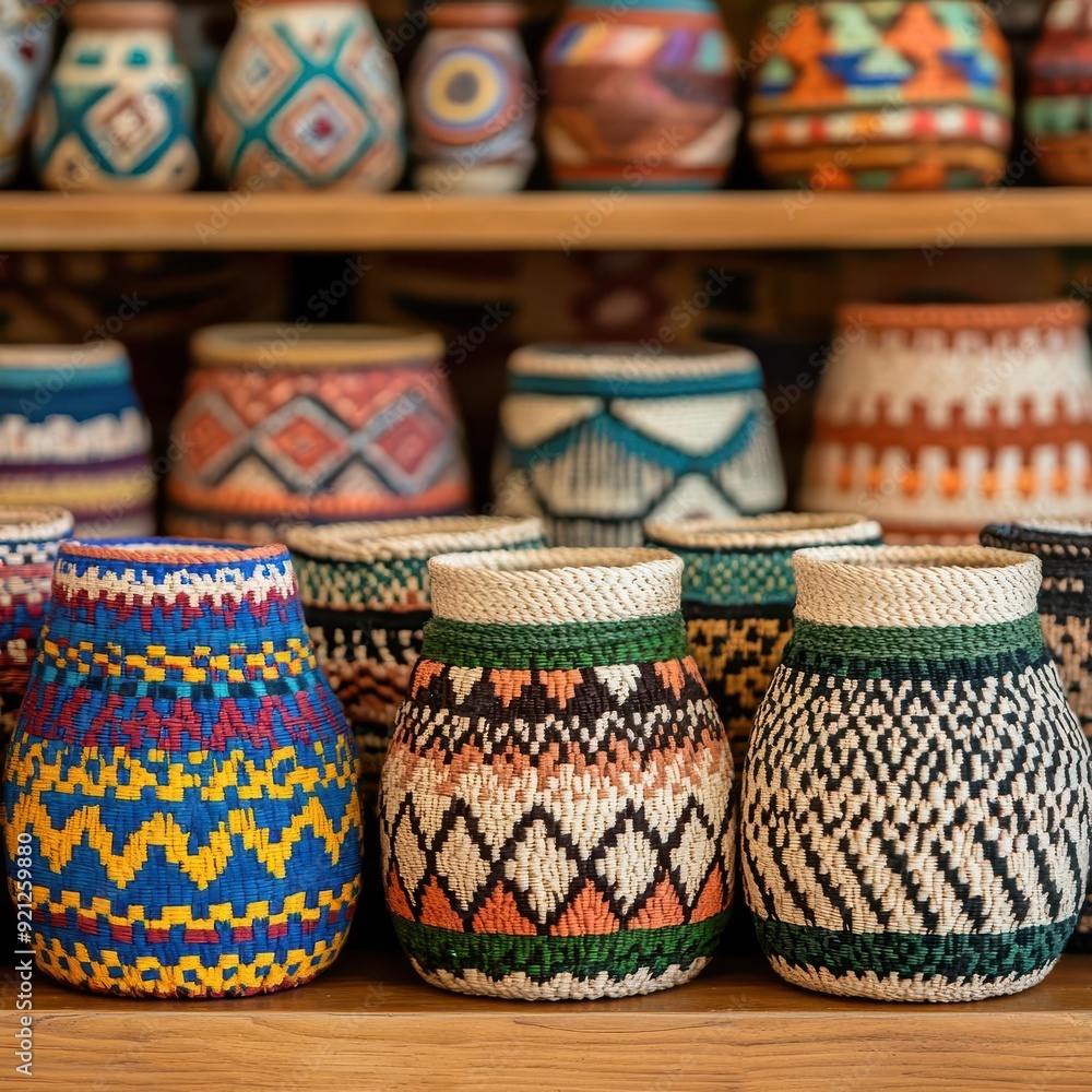 E-commerce site promoting global artisan products, close-up of handcrafted items and cultural backgrounds E-commerce site promoting global artisan products, close-up of handcrafted items and cultural backgrounds