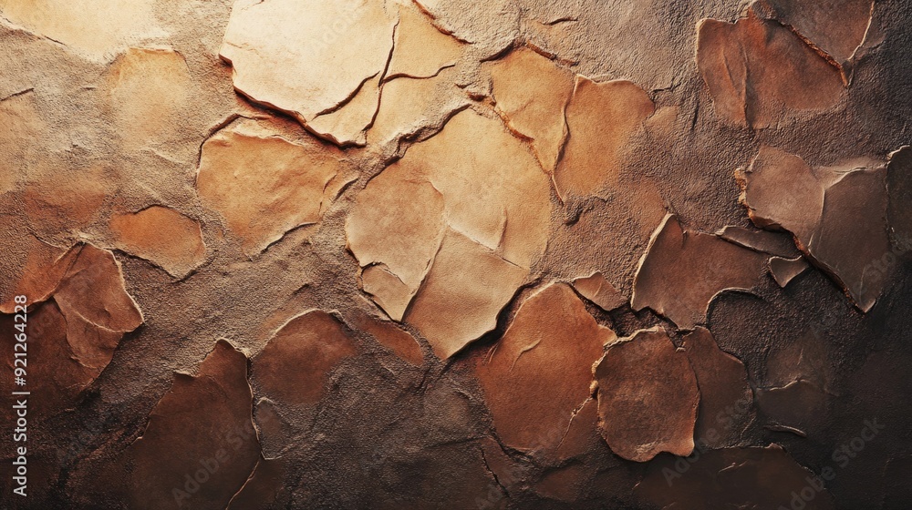 Textured 3D brown background with a stone-like surface and soft, gradient lighting. Textured 3D brown background with a stone-like surface and soft, gradient lighting.