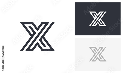 X logo, letter x, initial x logo design