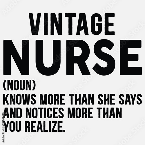 Funny Vintage Nigt Shift  Nurse,Nurse Design,