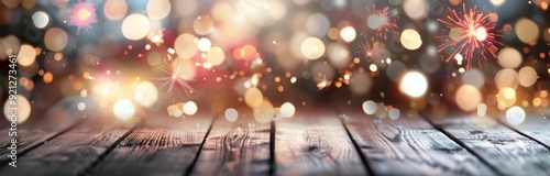Sparklers Glowing Against a Blurred City Street at Dusk