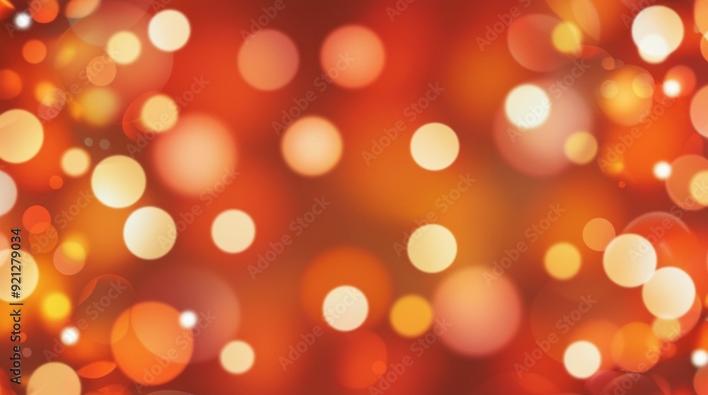 Obraz premium abstract orange bokeh background
