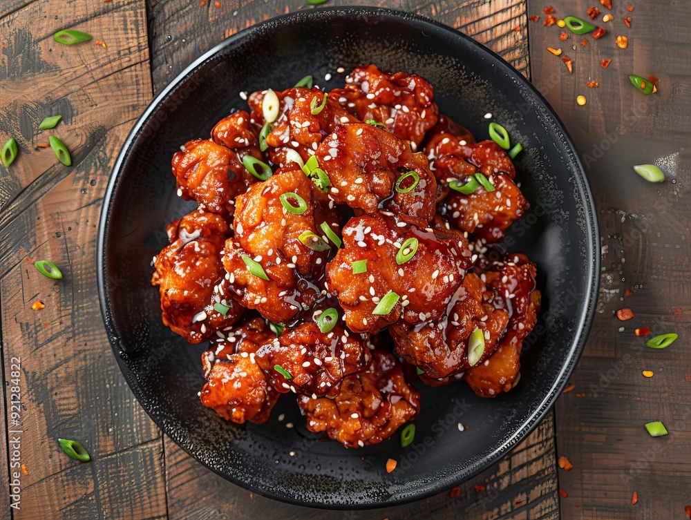 A General Tso’s Chicken. The most popular Chinese dishes. A sweet, slightly spicy deep-fried chicken dish that is popular in American-Chinese cuisine. A General Tso’s Chicken. The most popular Chinese dishes. A sweet, slightly spicy deep-fried chicken dish that is popular in American-Chinese cuisine.