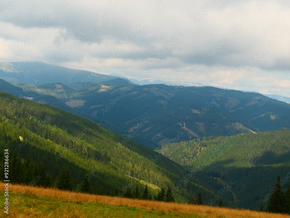Fototapeta premium Blick vom Hochwechsel 