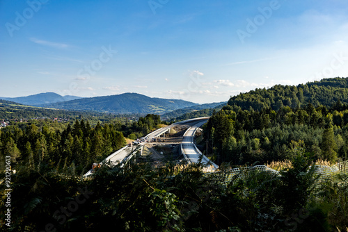 budowa trasy S1 w Węgierskiej Górce photo