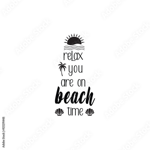 Summer Vibe Vector, Cut File design, Beach Party Design, Tropical Paradise Vector art, Summertime funny Quote, Eps file
