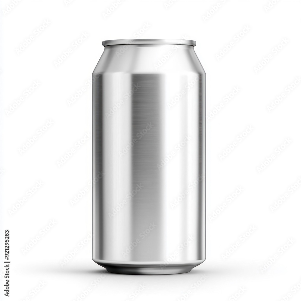 Tall Aluminum Can Isolated on White Background Tall Aluminum Can Isolated on White Background