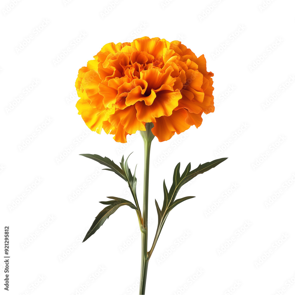 Marigold flower isolated. Marigold flower isolated.