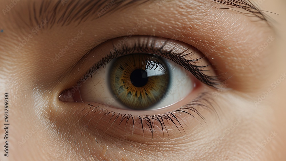 macro shot of an eye with intricate detail macro shot of an eye with intricate detail