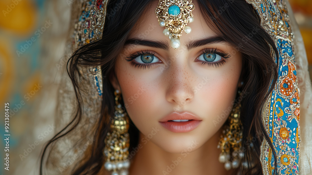Portrait of a noblewoman in the ancient Persia. Portrait of a noblewoman in the ancient Persia.
