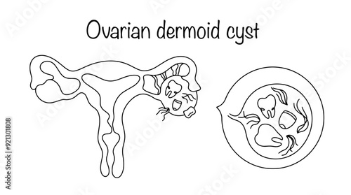 Ovarian dermoid cyst