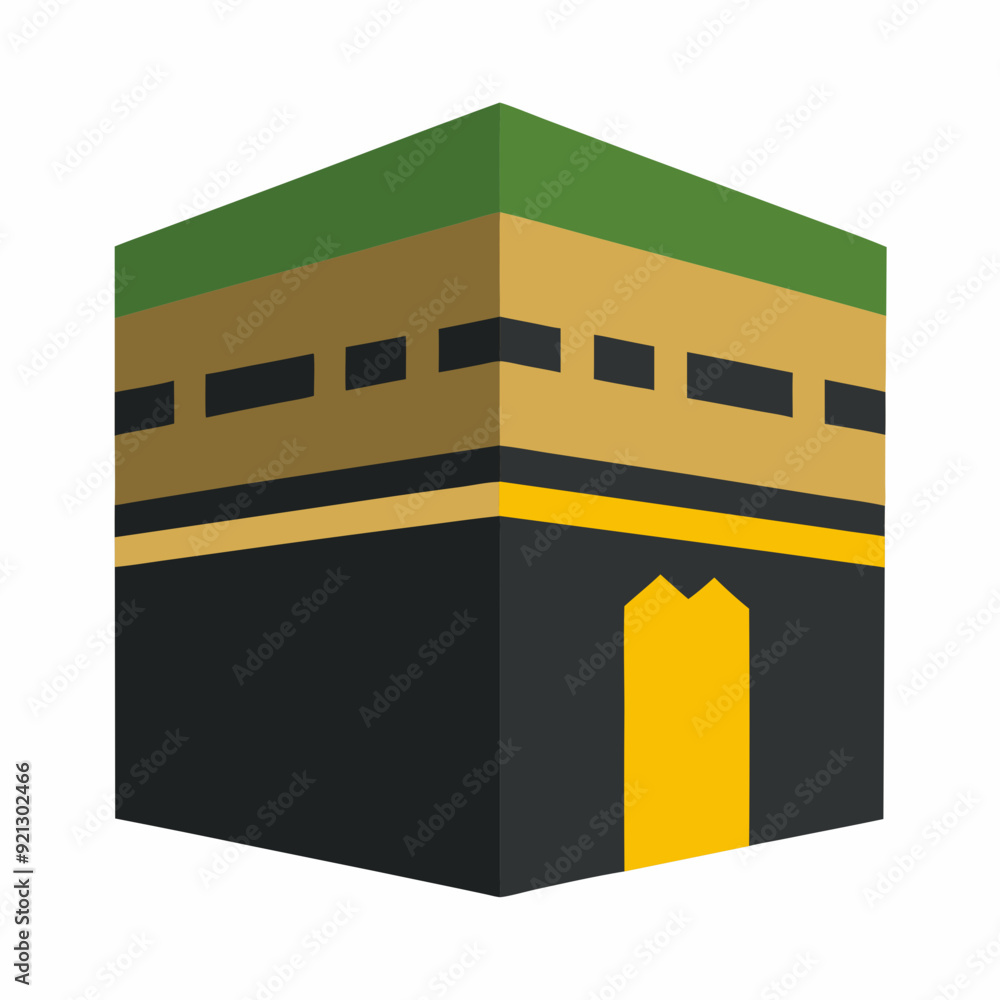 Hajj, kaaba Art vector illustration Hajj, kaaba Art vector illustration