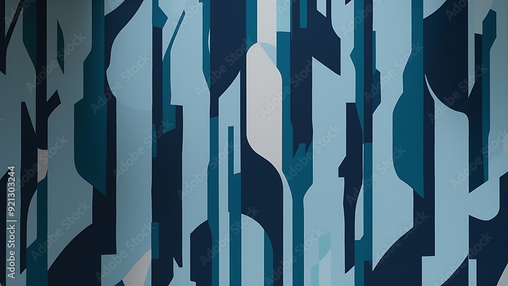 Creative Blue Background. Modern Pattern Wallpaper. Creative Blue Background. Modern Pattern Wallpaper.