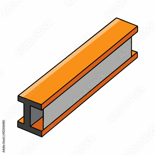 Realistic, Building beam  Art vector illustration